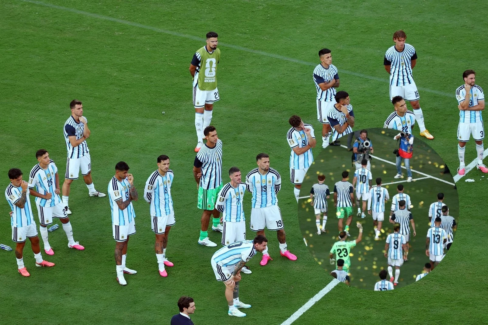 Argentina bỏ đi lúc Tây Ban Nha nâng cúp thế giới
