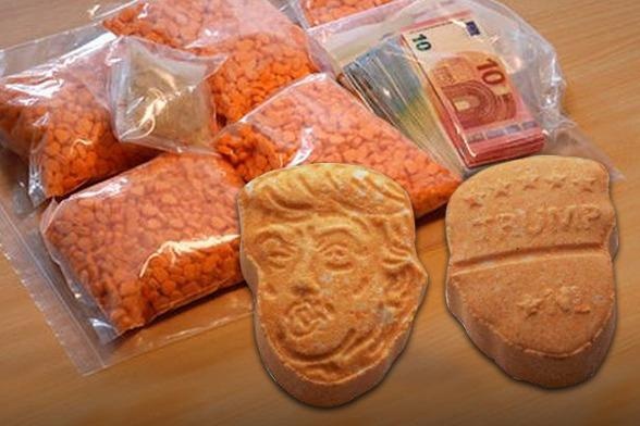 Hang nghin vien thuoc lac hinh Trump bi tich thu o Duc hinh anh