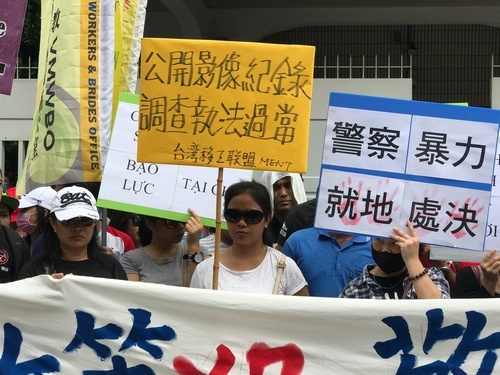 Cong dong bieu tinh sau vu nguoi Viet bi ban chet o Dai Loan hinh anh