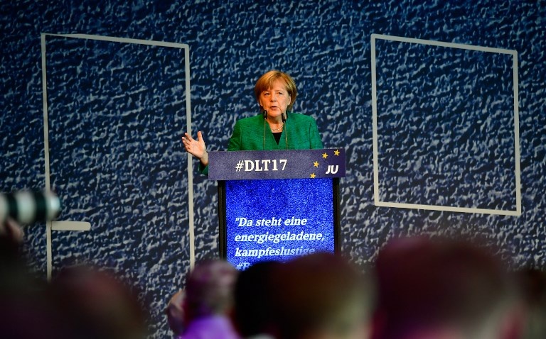 Merkel thành lập liên minh ảnh 1 Merkel thanh lap lien minh anh 1