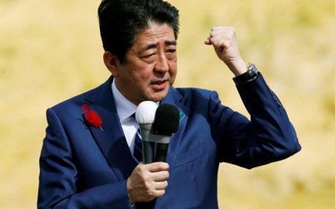 Bau cu o Nhat Ban: Ong Abe du kien thang de dang hinh anh