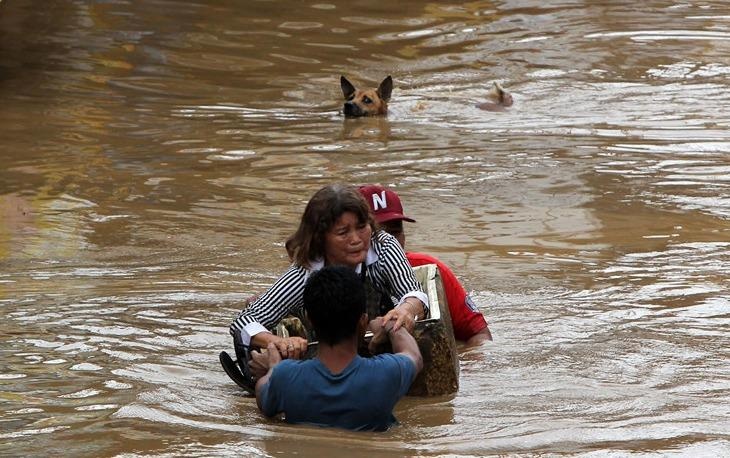 Bao Tembin gay lu lut va lo dat nghiem trong tai Philippines hinh anh
