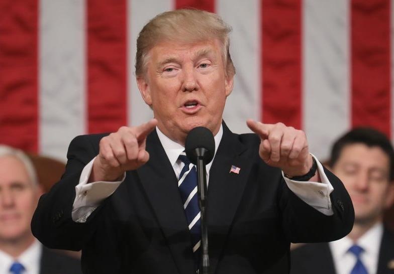 Trump sap doc thong diep lien bang dau tien: Nuoc My da tro lai hinh anh