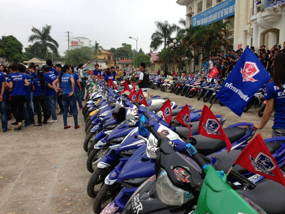 Hang tram chiec Exciter tu hop tai Phu Tho hinh anh
