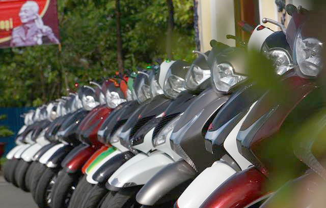 Dan xe Honda SH o Bien Hoa hinh anh