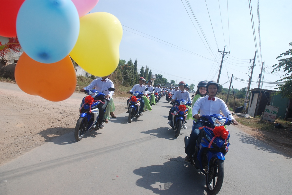 Dan Yamaha Exciter ruoc dau o Binh Duong hinh anh
