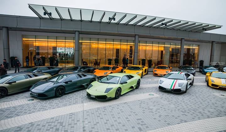 Anh dep sieu xe 22/2: Ngay hoi Lamborghini o Hong Kong hinh anh