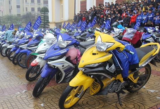 Gan 200 chiec Yamaha Exciter tu hop o Ha Nam hinh anh