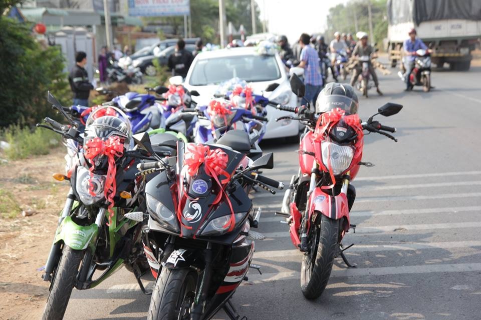 Clip dan Yamaha Exciter di ruoc dau o Dong Nai hinh anh