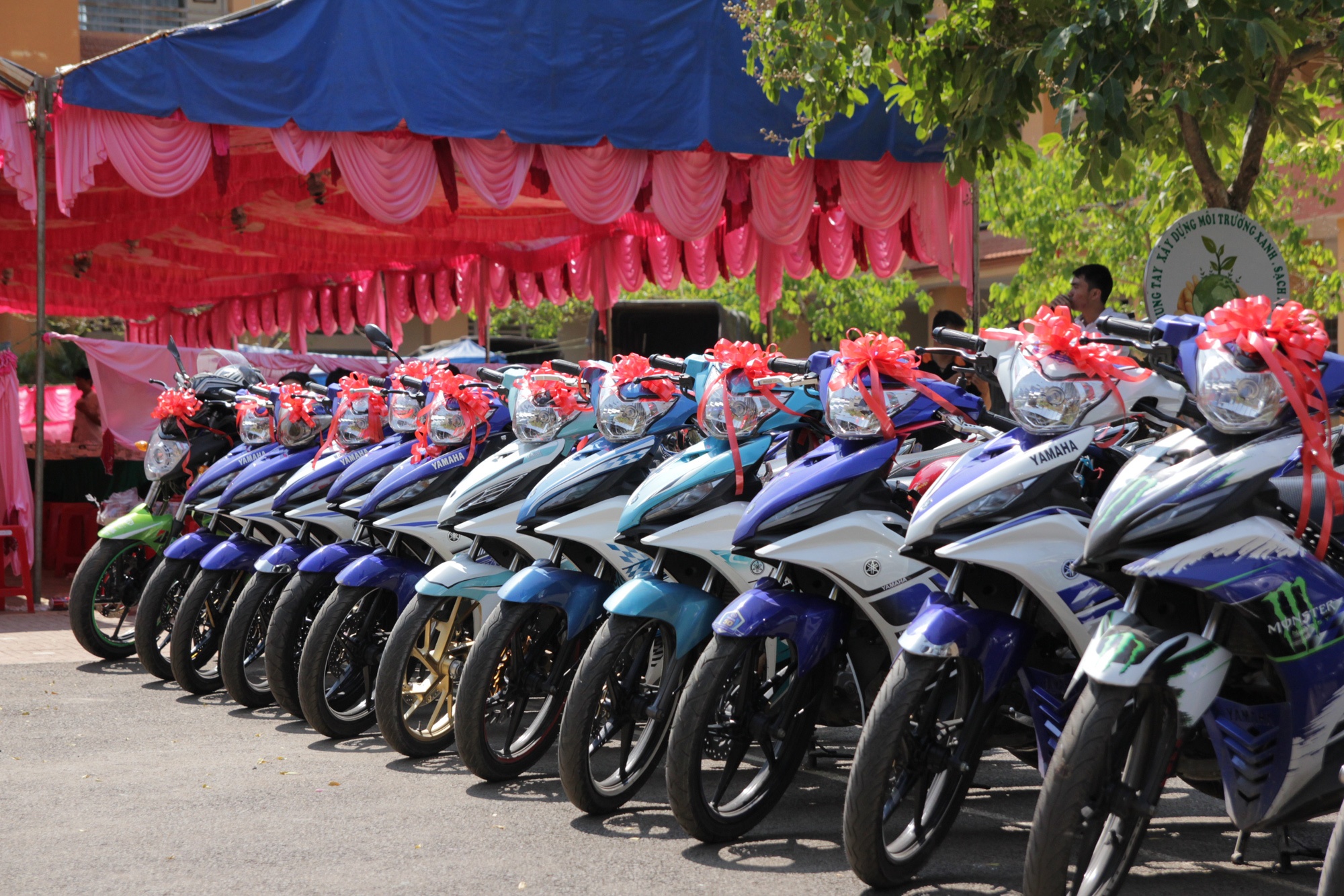 Hon 30 chiec Yamaha Exciter di ruoc dau o Dong Nai hinh anh