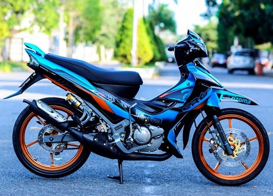 Xe hai thi Yamaha Z do sac so o Soc Trang hinh anh