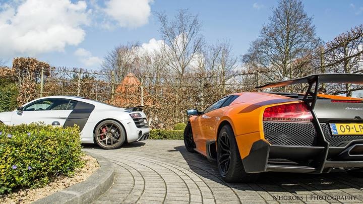 Lamborghini Murcielago LP670-4 SV and the Audi R8 GT on BF Forged rims
