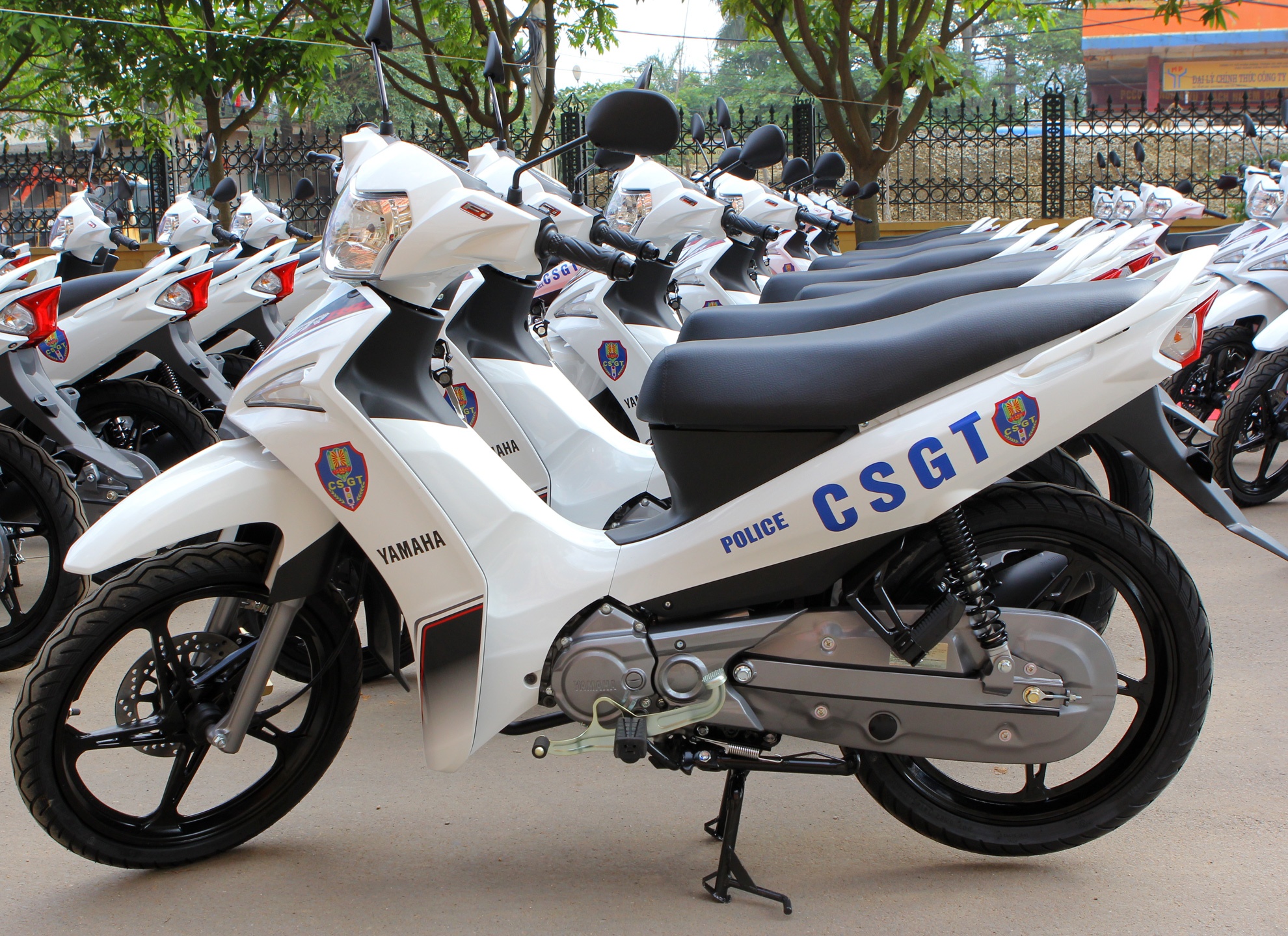 Dan Yamaha Sirius 2014 thua rieng cho canh sat Vinh Phuc hinh anh