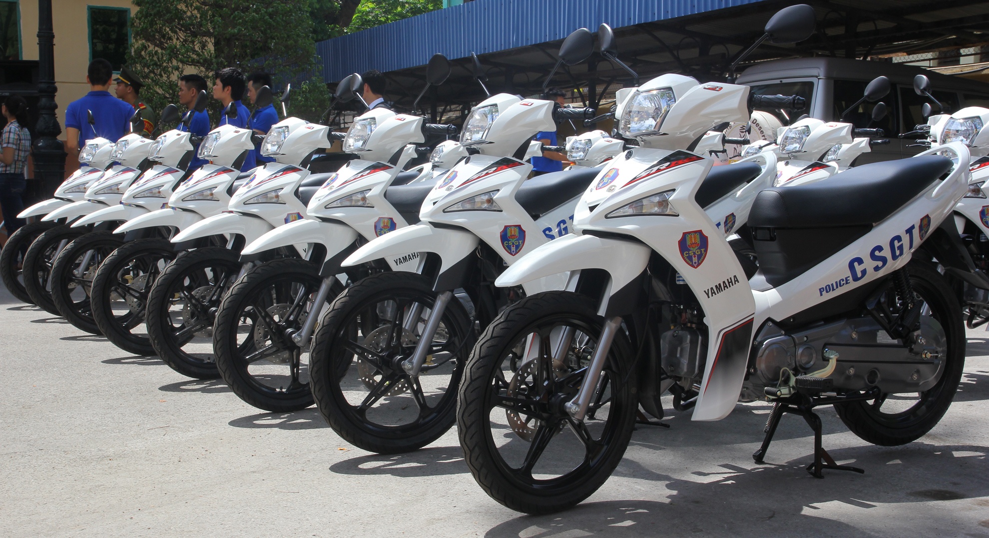 Dan Yamaha Sirius 2014 thua rieng cho canh sat Hai Phong hinh anh
