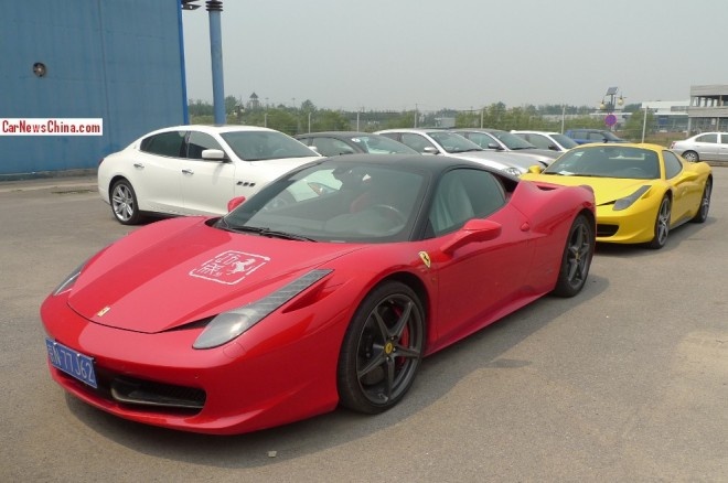 Bai do toan sieu xe Ferrari va Maserati o Trung Quoc hinh anh