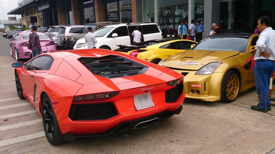Lamborghini Aventador cua Minh nhua tai xuat o Sai Gon hinh anh