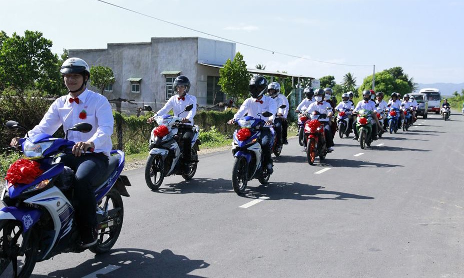 Chu re chay Exciter do di ruoc dau o Phan Rang hinh anh
