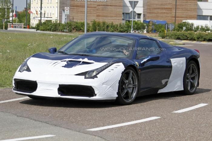 Ferrari 458 Speciale Spider ra mat dau thang 10 hinh anh