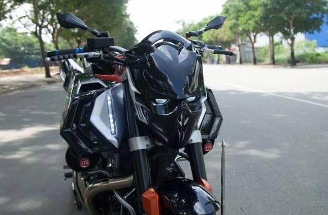 Sieu mo to Yamaha che mat na quy cua biker Sai Gon hinh anh