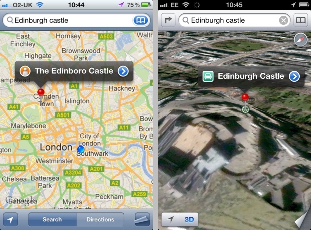 Nguoi dung sau tham hoa Apple Maps va iOS 8.0.1 la mot? hinh anh