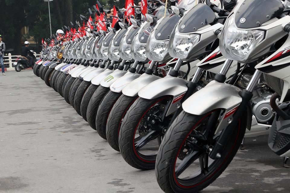 Dan Yamaha FZ150i tu hop o Ha Noi hinh anh