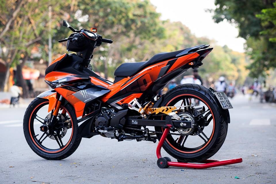 Exciter 150 do ham ho cua biker Sai Gon hinh anh
