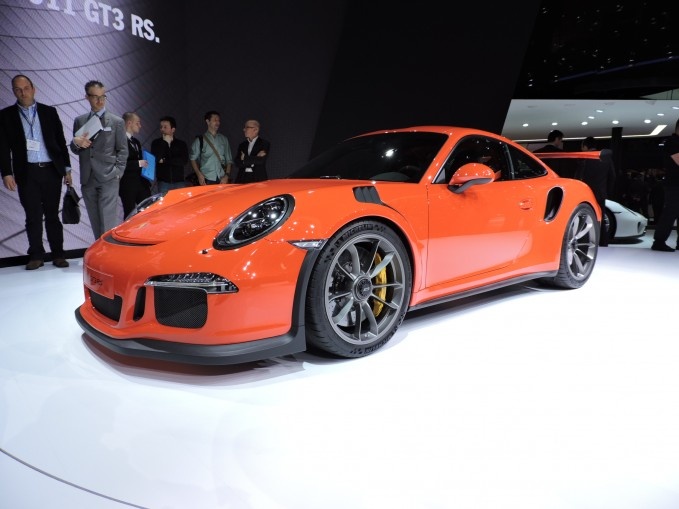 4. 2016 Porsche 911 GT3 RS   This is the Porsche you’ve all been waiting for. The 911 GT3 RS uses a naturally aspirated 4.0-liter boxer engine to belt out 500 horsepower. It’s lighter, wider and better equipped for high speed driving than the 911 GT3, a car you can’t help but fall in love with.  How can you argue with the most track-focused Porsche 911 ever?