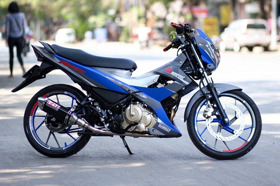 Suzuki Raider R150 do mau xam sieu xe hinh anh