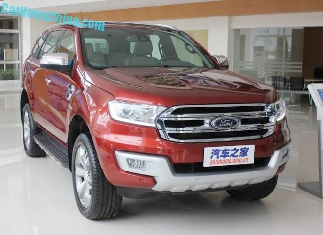 Ford Everest 2015 co gia tu 48.310 USD o Trung Quoc hinh anh