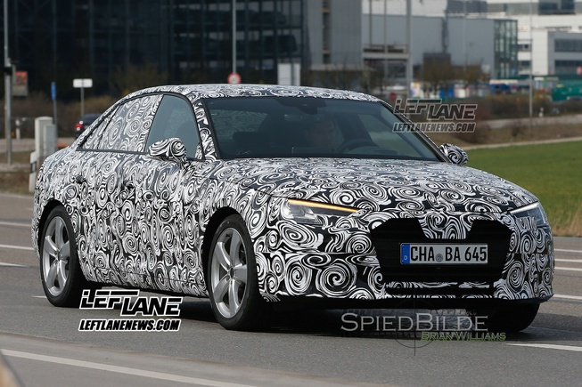 Audi A4 2016 voi den pha LED ma tran lo anh chay thu hinh anh