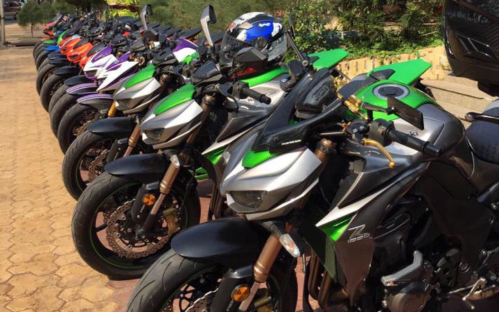 Dan moto Kawasaki Z1000 tu hoi o Phan Thiet hinh anh
