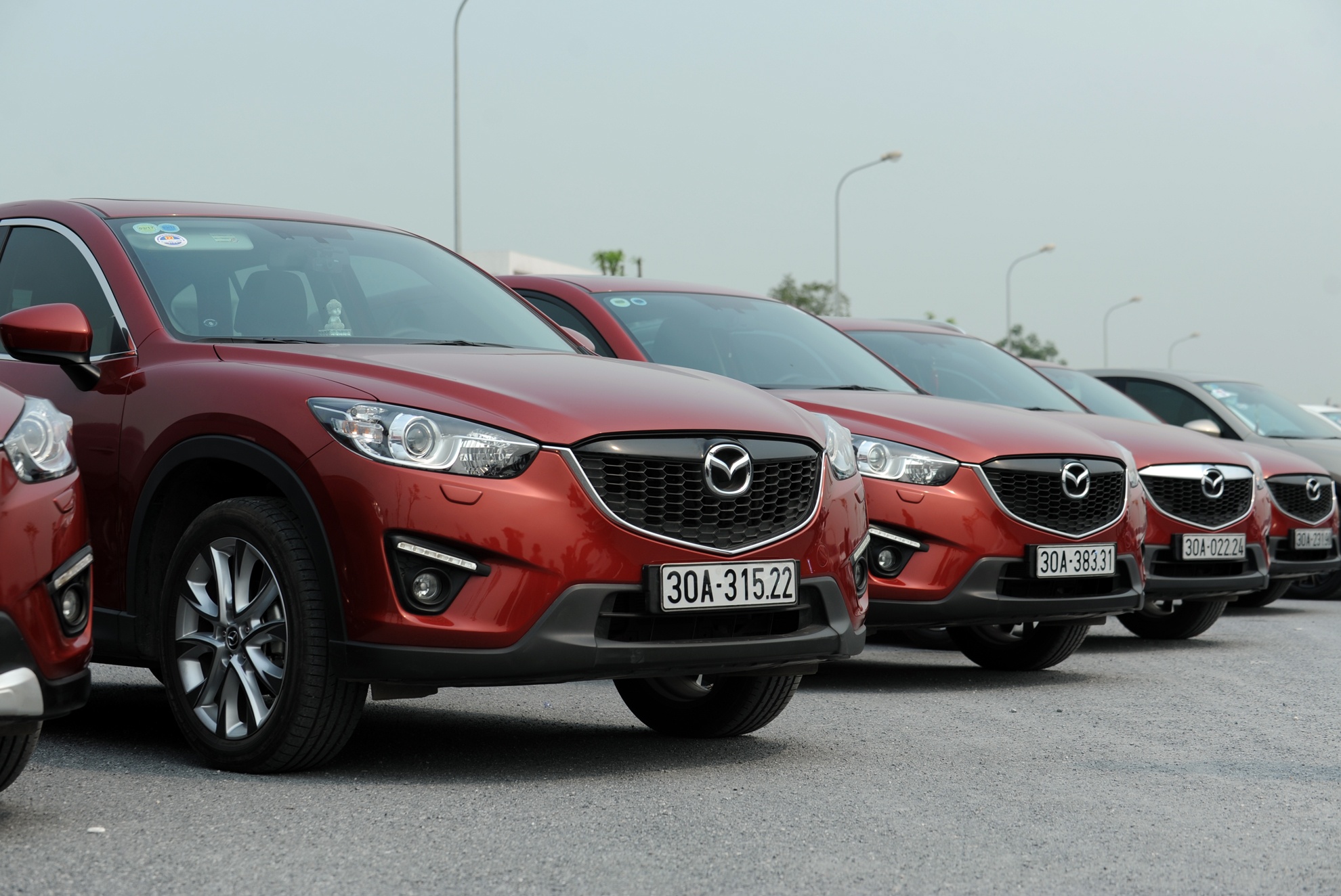 40 chiec Mazda CX-5 te tuu o Ninh Binh hinh anh