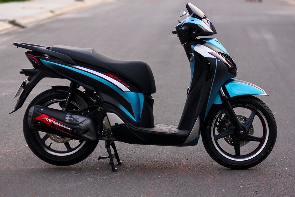 Honda SH bien ngu quy 1 son phoi mau o Sai Gon hinh anh