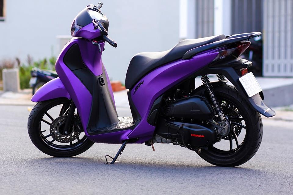 Honda SH 2013 son mau tim nham doc dao hinh anh