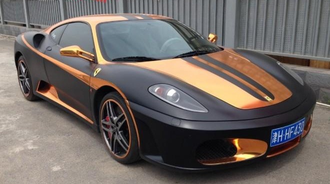 Ferrari F430 ma vang hang doc o Trung Quoc hinh anh