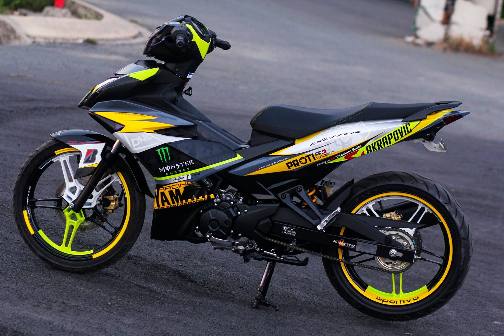 Exciter 150 do dan ao nhieu mau sac hinh anh