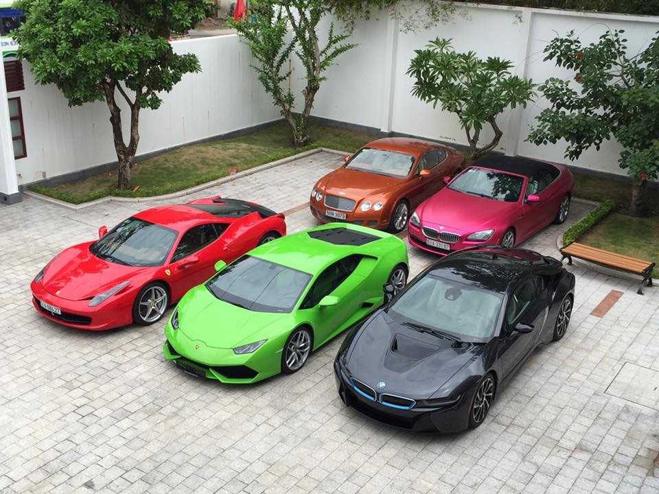 Garage voi dan sieu xe, xe sang o Sai Gon hinh anh