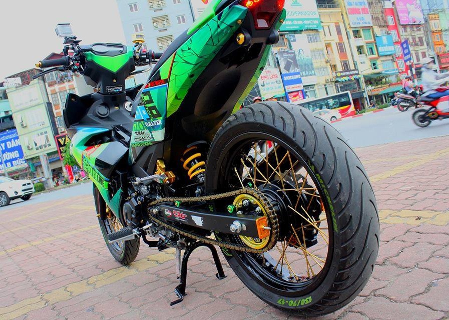 Exciter 150 lot xac voi goi do gan 140 trieu dong o Ha Noi hinh anh