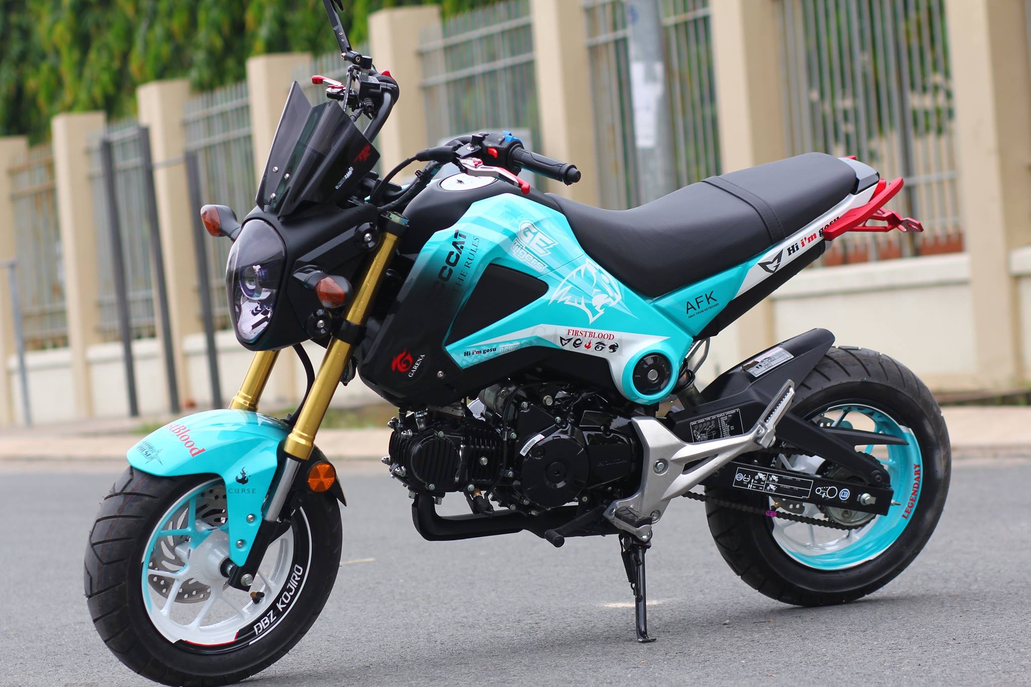 Honda MSX 125 son dan ao dam chat game thu hinh anh
