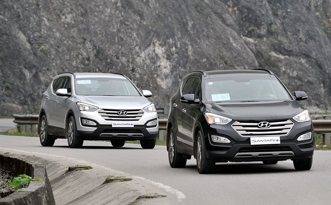 Hyundai Santa Fe noi can moc 4.000 xe xuat xuong hinh anh