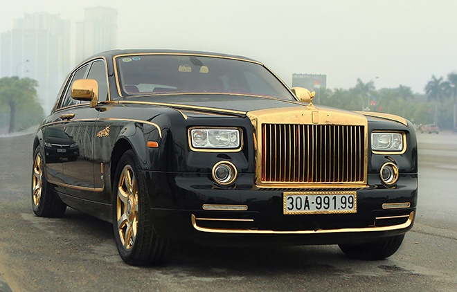 Dai gia Ha Noi lam moi Rolls-Royce Phantom ma vang don Tet hinh anh
