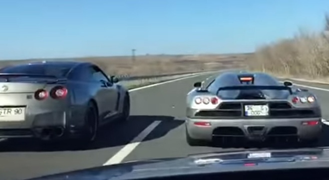Nissan GT-R so ke toc do voi Koenigsegg CCX hinh anh