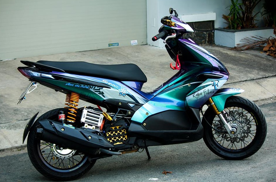 Honda Air Blade độ ở Sài Gòn ảnh 1 Honda Air Blade do o Sai Gon anh 1