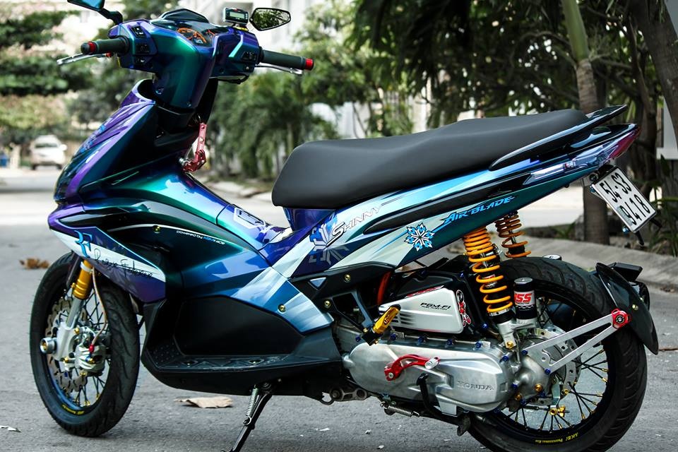 Honda Air Blade độ ở Sài Gòn ảnh 5 Honda Air Blade do o Sai Gon anh 5