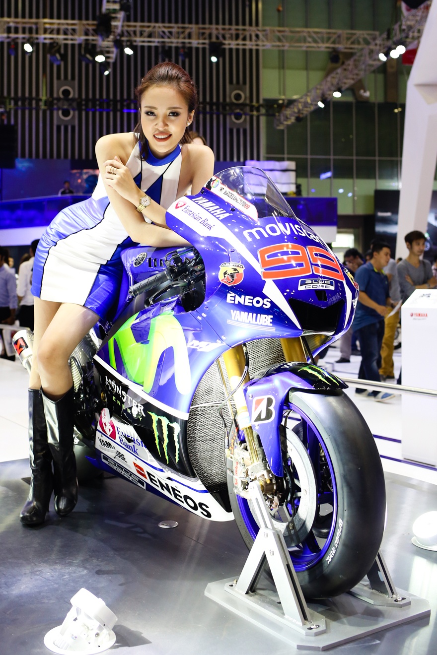 Nguoi dep o trien lam xe may Viet Nam anh 3