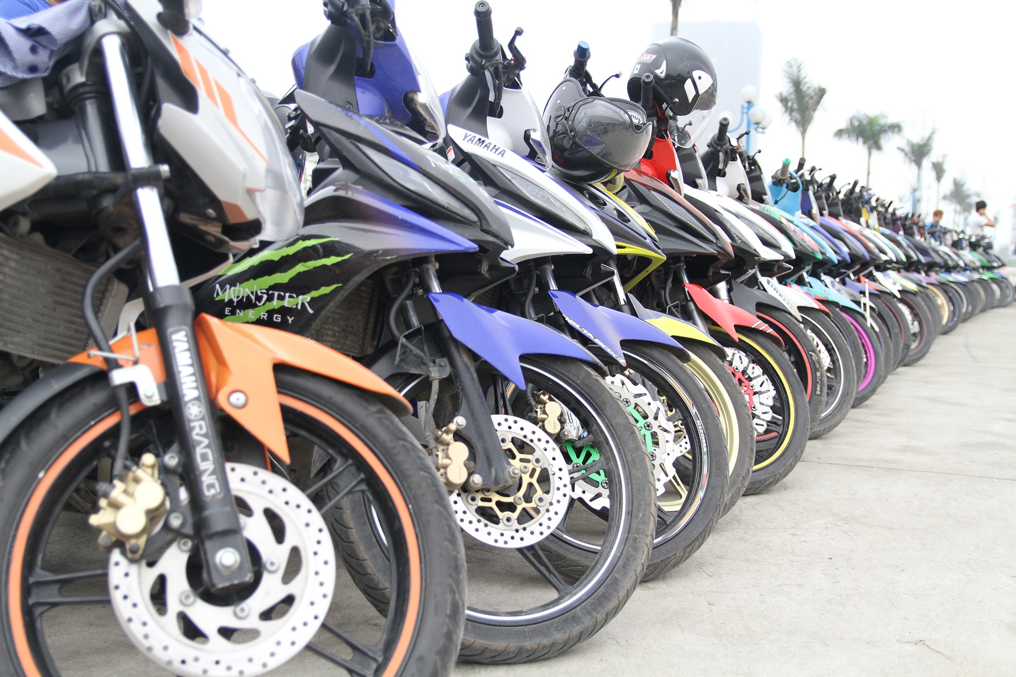 Gan 200 chiec Exciter tu hoi o Ha Noi hinh anh