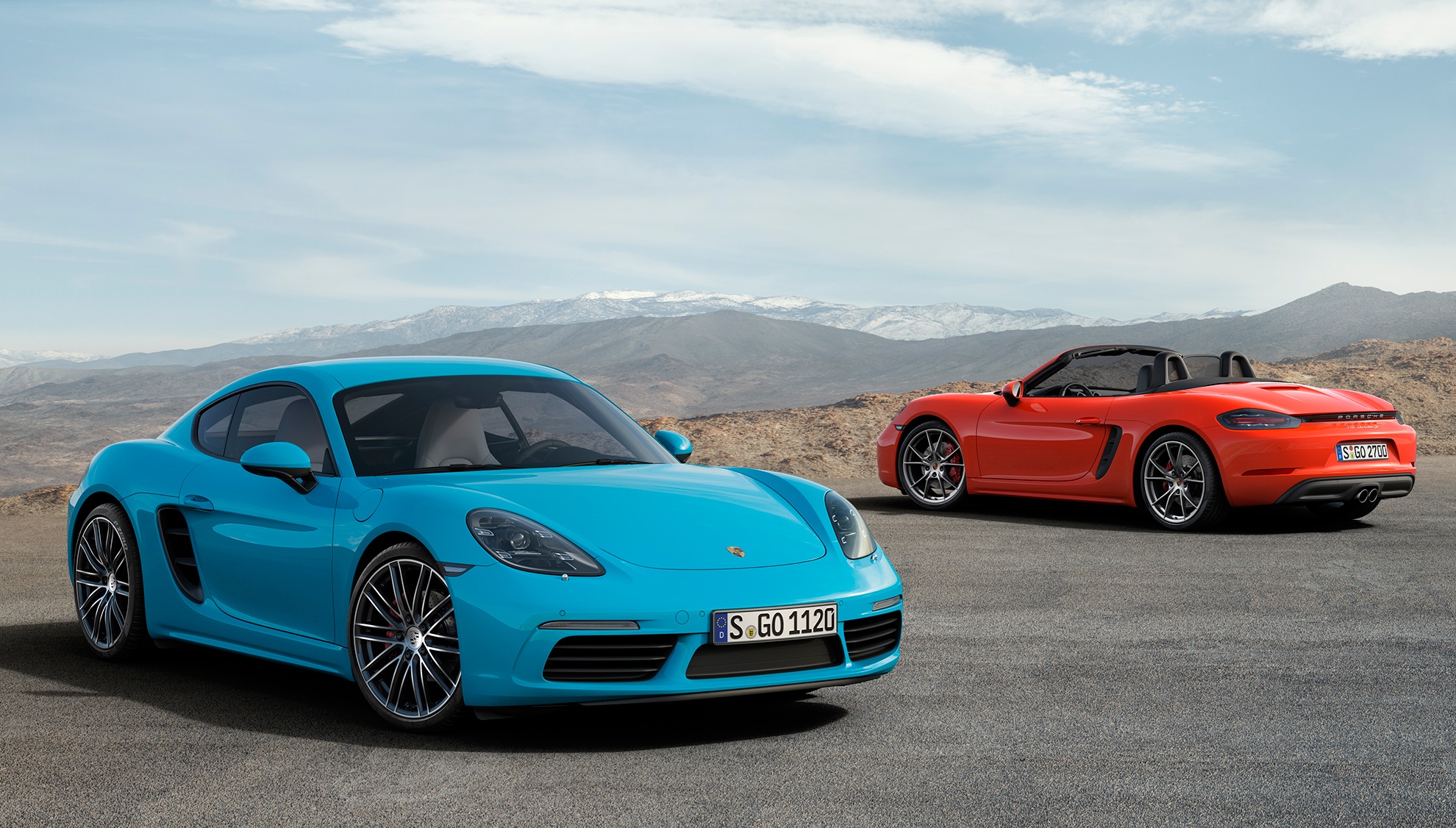 Porsche Cayman 718 ra mat anh 1