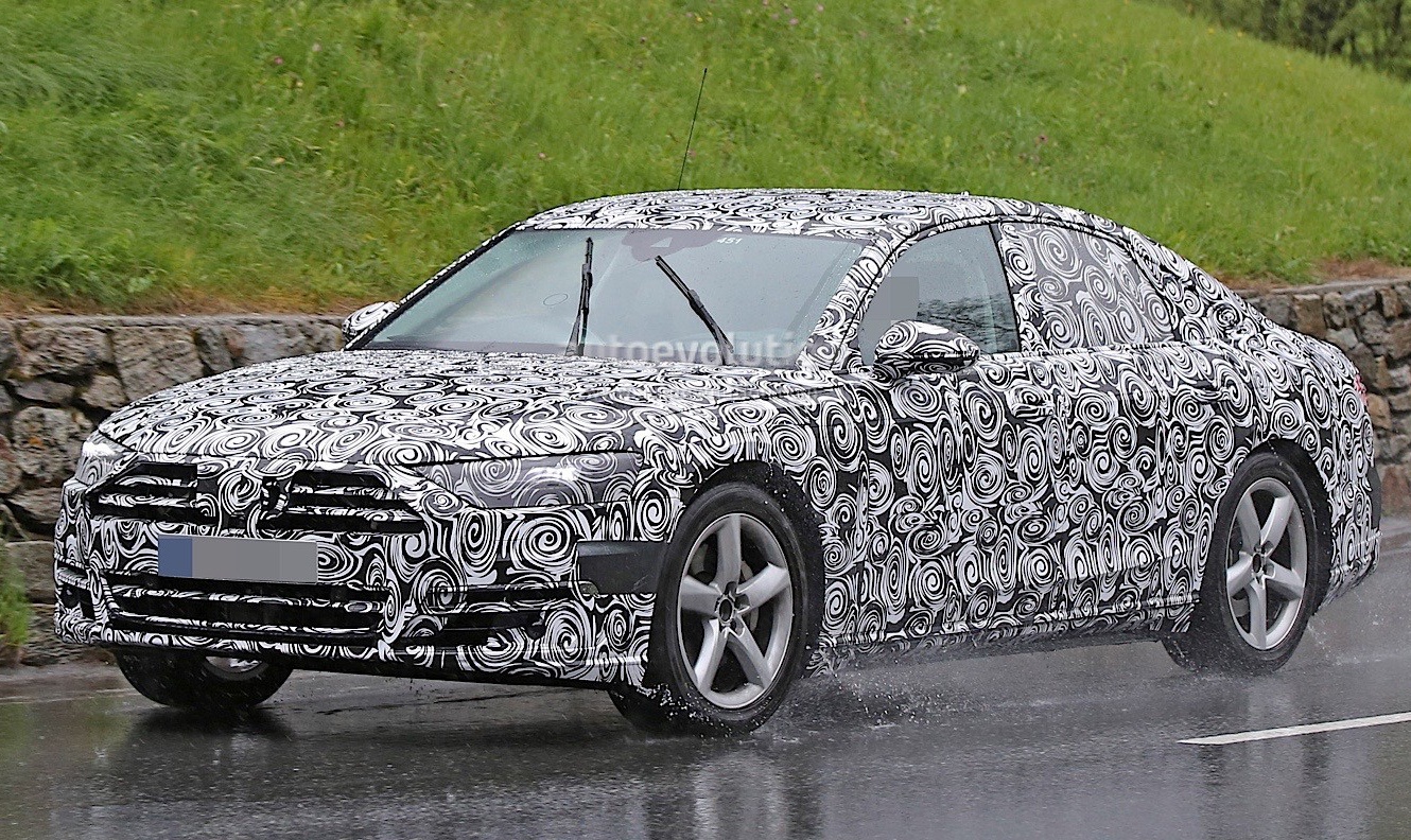 Audi A8 2017 lan dau lo anh chay thu hinh anh