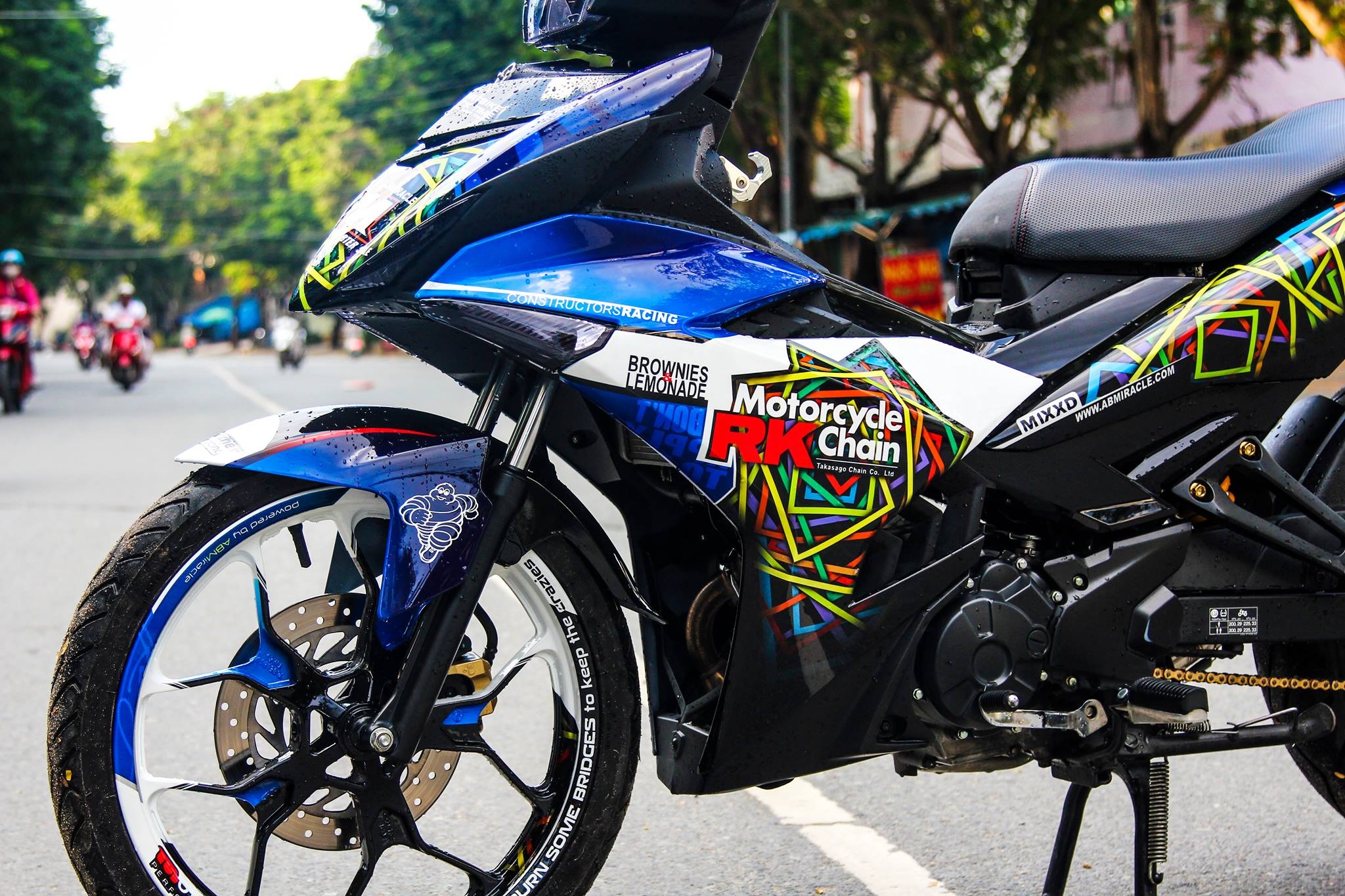 Exciter 150 do o Tra Vinh anh 5