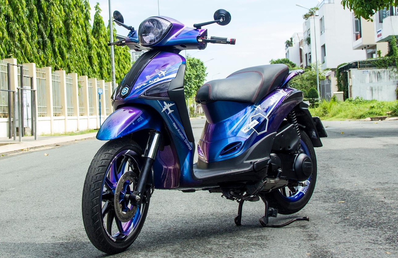 Piaggio Liberty độ ở Sài Gòn ảnh 1 Piaggio Liberty do o Sai Gon anh 1